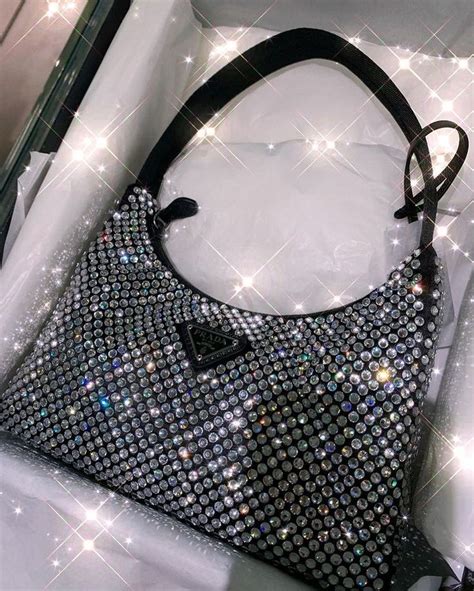 prada bag glitter|prada sparkly bag.